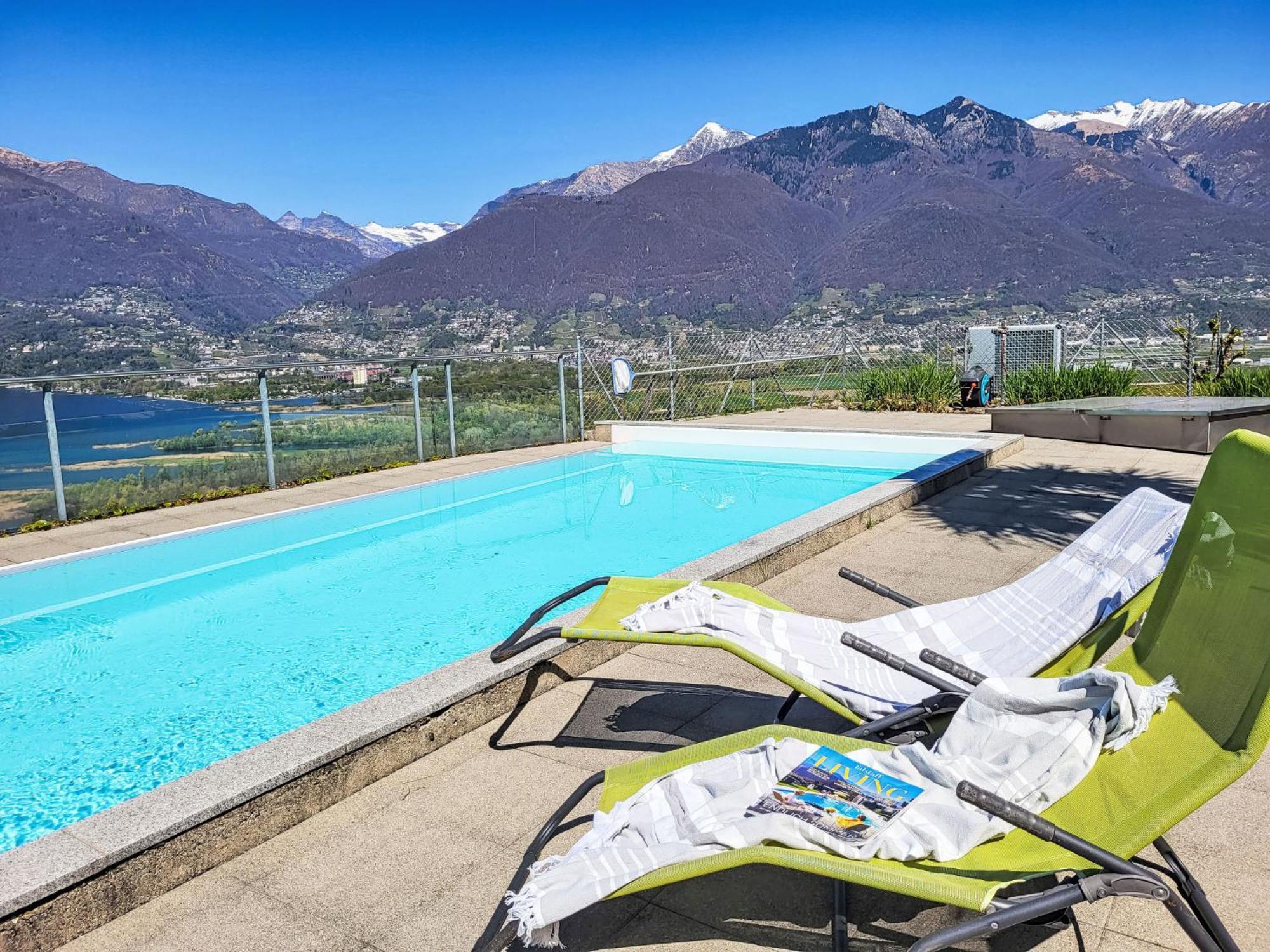 Apartment Vista Lago Maggiore 1-Floor Left By Interhome Gambarogno المظهر الخارجي الصورة